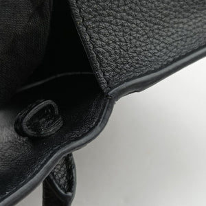 Pre-owned Balenciaga Hourglass Black Leather shoulderbag | stylenewstar