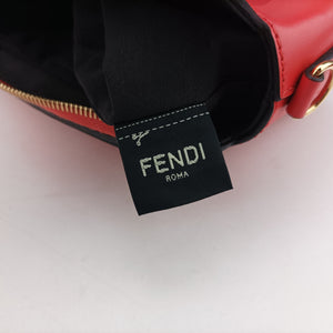 Pre-owned Fendi By the way Red Leather 8BL145 shoulderbag | stylenewstar