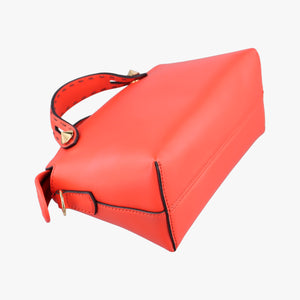 Pre-owned Fendi By the way Red Leather 8BL145 shoulderbag | stylenewstar