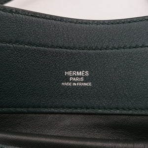 Pre-owned Hermes Sac Aline mini Green leather shoulderbag | stylenewstar