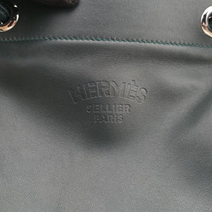 Pre-owned Hermes Sac Aline mini Green leather shoulderbag | stylenewstar