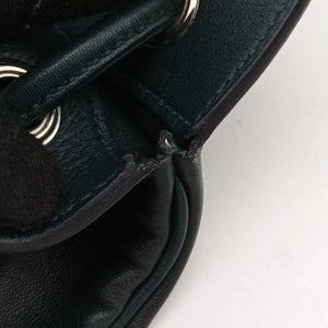 Pre-owned Hermes Sac Aline mini Green leather shoulderbag | stylenewstar