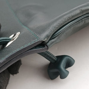 Pre-owned Hermes Sac Aline mini Green leather shoulderbag | stylenewstar