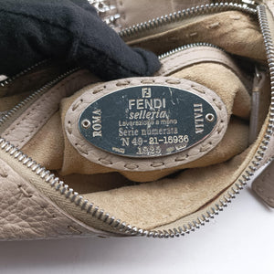Secondhand Christian Dior Selleria Beige Leather 8BR420 shoulderbag | stylenewstar