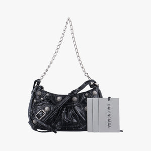 Vintage Balenciaga Le Cagole mini Black Leather shoulderbag | stylenewstar