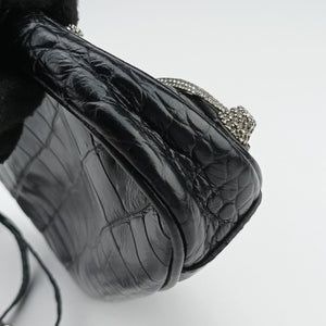 Vintage Balenciaga Le Cagole mini Black Leather shoulderbag | stylenewstar