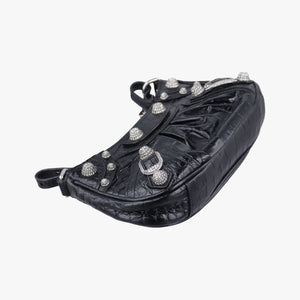 Vintage Balenciaga Le Cagole mini Black Leather shoulderbag | stylenewstar