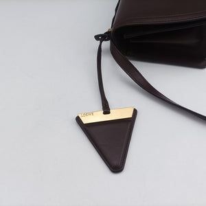 Pre-owned Loewe Barcelona Burgundy Leather shoulderbag | stylenewstar