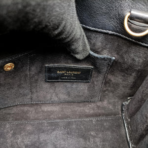 Vintage Yves Saint Laurent SAC DE JOUR Black Leather 340778 shoulderbag | stylenewstar