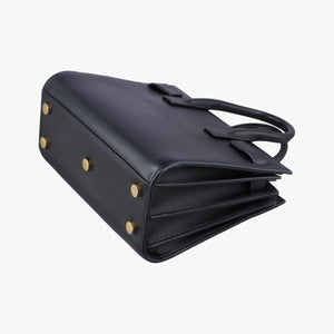 Vintage Yves Saint Laurent SAC DE JOUR Black Leather 340778 shoulderbag | stylenewstar
