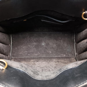 Vintage Yves Saint Laurent SAC DE JOUR Black Leather 340778 shoulderbag | stylenewstar