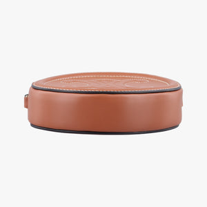 Pre-owned Celine Oval Purse Cuir Triomphe Brown Leather shoulderbag | stylenewstar