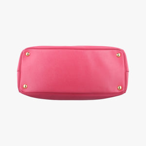 Pre-owned Prada Galleria Pink SAFFIANO Leather BN1874 shoulderbag | stylenewstar