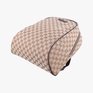 Pre-owned Gucci GG Canvas Beige x Brown canvas 449906 backpack/rucksack | stylenewstar
