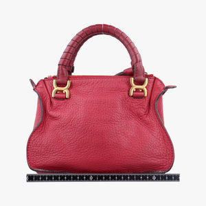 Pre-owned Chloe Mercy Red Leather shoulderbag | stylenewstar