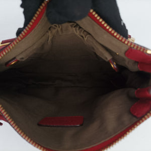 Pre-owned Chloe Mercy Red Leather shoulderbag | stylenewstar