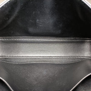Secondhand Celine Claude Triomphe Chain Black Leather shoulderbag | stylenewstar