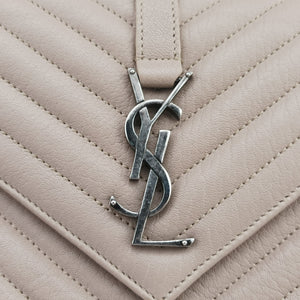 Pre-owned Yves Saint Laurent COLLEGE Pink Leather 487213 handbag | stylenewstar