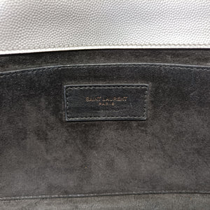 Vintage Yves Saint Laurent KATE Silver Leather 364021 shoulderbag | stylenewstar