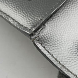 Vintage Yves Saint Laurent KATE Silver Leather 364021 shoulderbag | stylenewstar