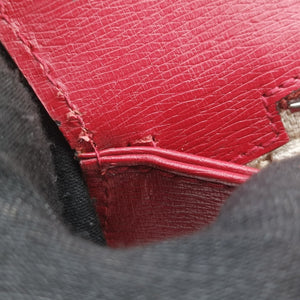 Pre-owned Gucci Bamboo Red×multicolor Leather 409398 handbag | stylenewstar