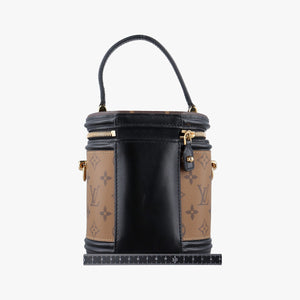 Pre-owned Louis Vuitton Cannes Brown × Black Monogram Reverse M43986 shoulderbag | stylenewstar
