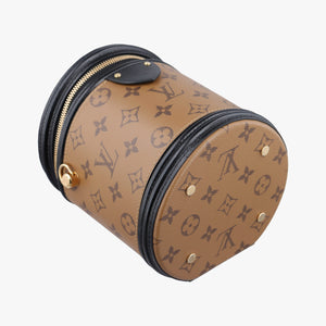 Pre-owned Louis Vuitton Cannes Brown × Black Monogram Reverse M43986 shoulderbag | stylenewstar