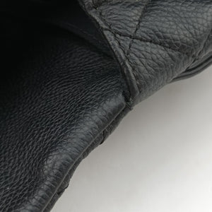 Secondhand Chanel Matelasse 2.55 Black pebbled U48753 bum bag/waist bag | stylenewstar