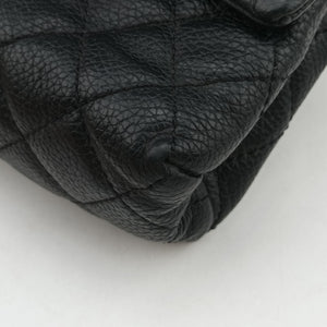 Secondhand Chanel Matelasse 2.55 Black pebbled U48753 bum bag/waist bag | stylenewstar