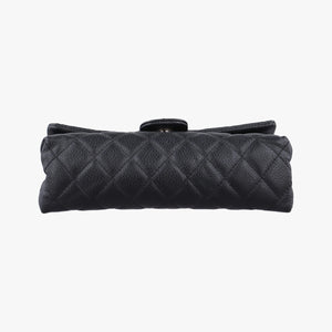 Secondhand Chanel Matelasse 2.55 Black pebbled U48753 bum bag/waist bag | stylenewstar