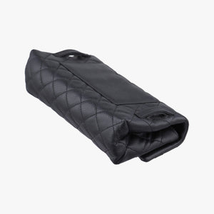 Secondhand Chanel Matelasse 2.55 Black pebbled U48753 bum bag/waist bag | stylenewstar