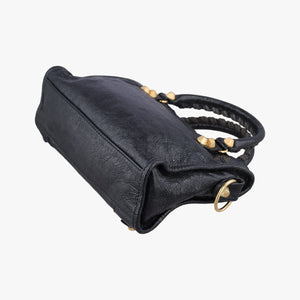 Secondhand Balenciaga Classic City Mini Black lambskin shoulderbag | stylenewstar