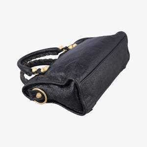 Secondhand Balenciaga Classic City Mini Black lambskin shoulderbag | stylenewstar