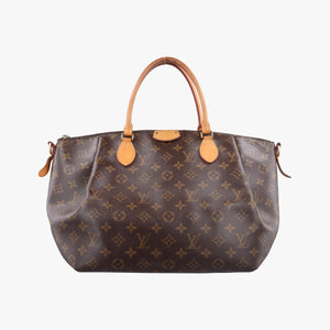 Pre-owned Louis Vuitton TURENNE MM Brown Monogram Canvas M48814 handbag | stylenewstar