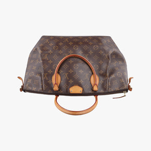 Pre-owned Louis Vuitton TURENNE MM Brown Monogram Canvas M48814 handbag | stylenewstar