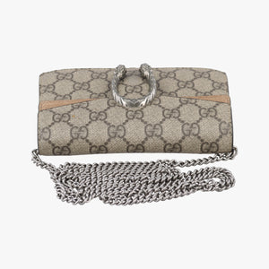 Secondhand Gucci Dionysus Brown×Beige PVC coated canvas×suede 476432 shoulderbag | stylenewstar
