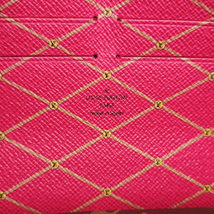 Pre-owned Louis Vuitton Pochette Weekend brown×Fuchsia Pink Monogram Canvas M62456 shoulderbag | stylenewstar