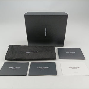 Pre-owned Yves Saint Laurent Gaby Micro Black Leather 685212 shoulderbag | stylenewstar