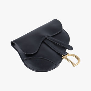 Vintage Christian Dior saddle Black leather bum bag/waist bag | stylenewstar