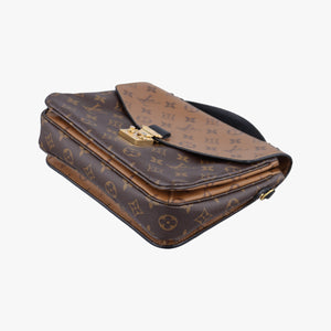 Pre-owned Louis Vuitton Pochette Metis MM Brown Monogram Reverse canvas M44876 shoulderbag | stylenewstar