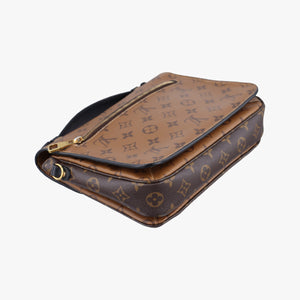 Pre-owned Louis Vuitton Pochette Metis MM Brown Monogram Reverse canvas M44876 shoulderbag | stylenewstar
