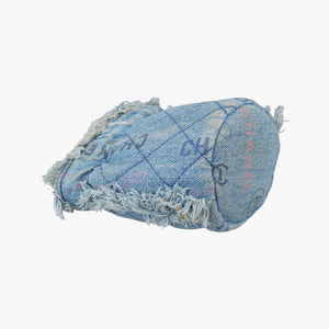 Vintage Chanel Matelasse Mini Bucket Blue Denim AP2603 shoulderbag | stylenewstar