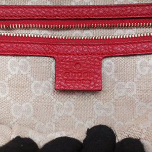 Vintage Gucci Bamboo Red Leather 282315 shoulderbag | stylenewstar