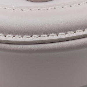 Pre-owned Celine Oval Purse Cuir Triomphe Pink Leather shoulderbag | stylenewstar