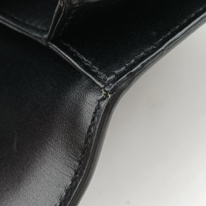 Pre-owned Yves Saint Laurent Solferino Black Leather 634306 shoulderbag | stylenewstar