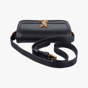 Pre-owned Yves Saint Laurent Solferino Black Leather 634306 shoulderbag | stylenewstar