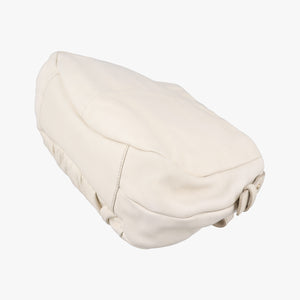 Pre-owned Yves Saint Laurent Saharienne White Leather 139268 shoulderbag | stylenewstar