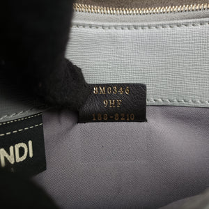 Pre-owned Fendi Monster Eyes Tube PinkxGray Leather 8M0346 shoulderbag | stylenewstar