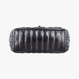 Pre-owned Balenciaga Monaco Small STEEL GREY Calf 787896 shoulderbag | stylenewstar