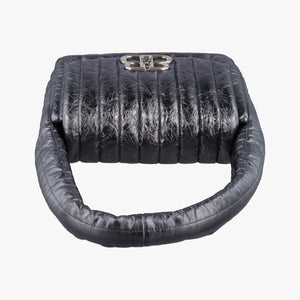 Pre-owned Balenciaga Monaco Small STEEL GREY Calf 787896 shoulderbag | stylenewstar